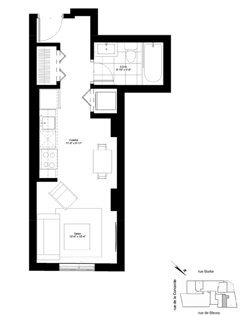 a floor plan of a house with a rectangular floor plan and a plan of floors